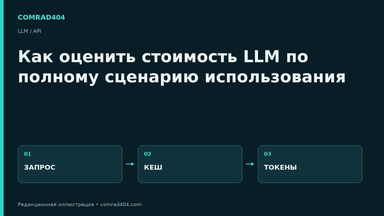 Как оценить стоимость LLM по полному сценарию использования