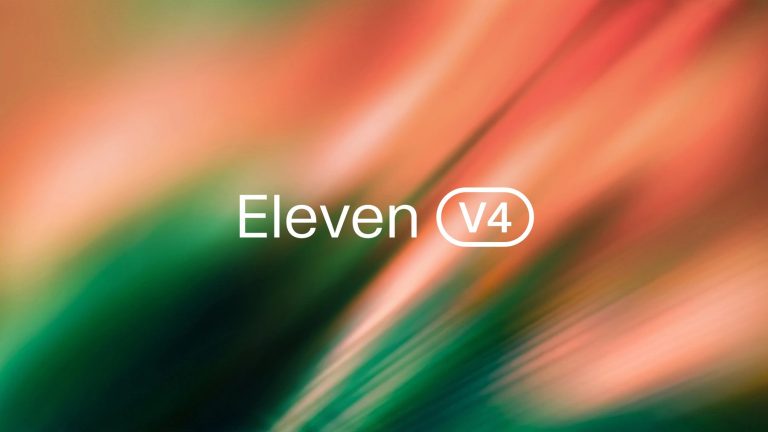 Схема архитектуры новой модели синтеза речи Eleven v4 от ElevenLabs с выделением компонентов Turbo и обработки контекста